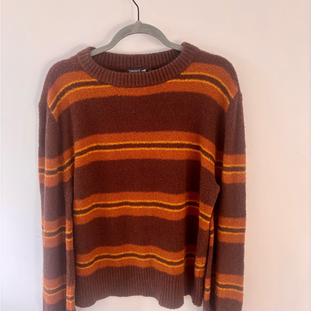 Toad&Co Brown & Orange Women’s Sweater